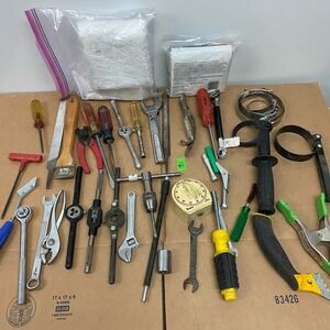 Lot of mechanics shop tools